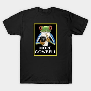 More Cowbell Frog T-Shirt